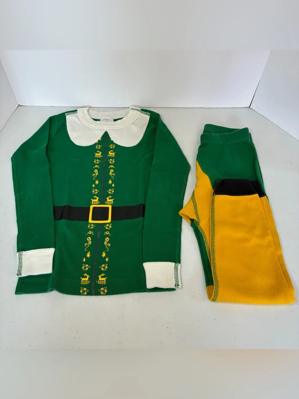 Buddy Elf Sleeper Costume Size 5T Flame Resistant Movie Elf Christmas Halloween
